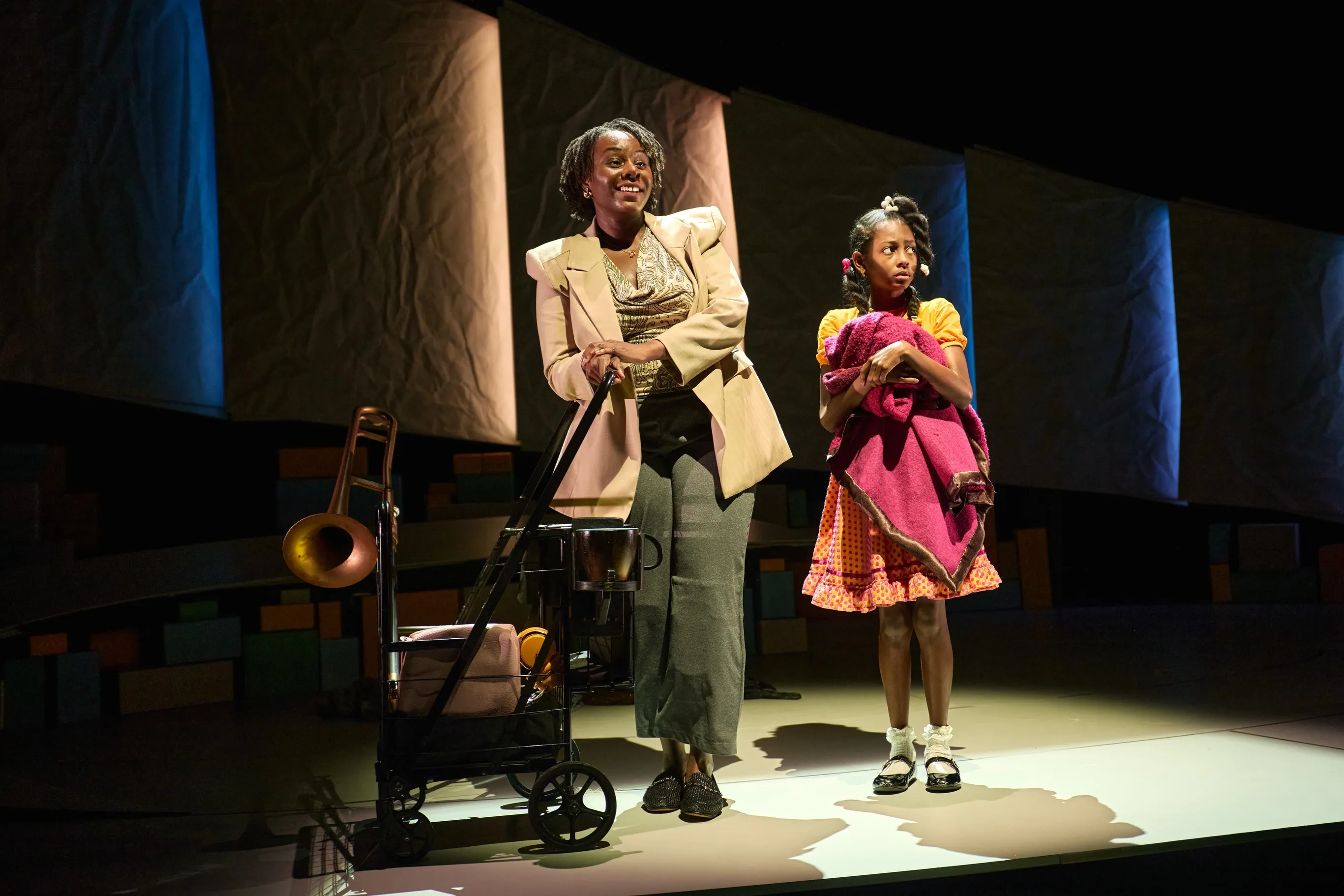 Abigail with a cart in Creation Stories
